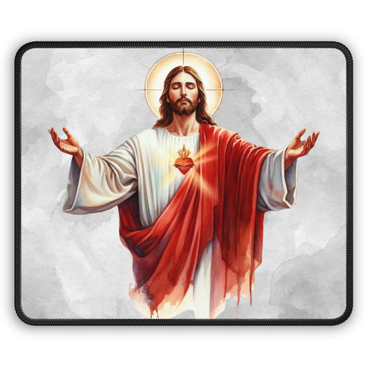 Sacred Light Mouse Pad – Let His Love Guide Your Every Move