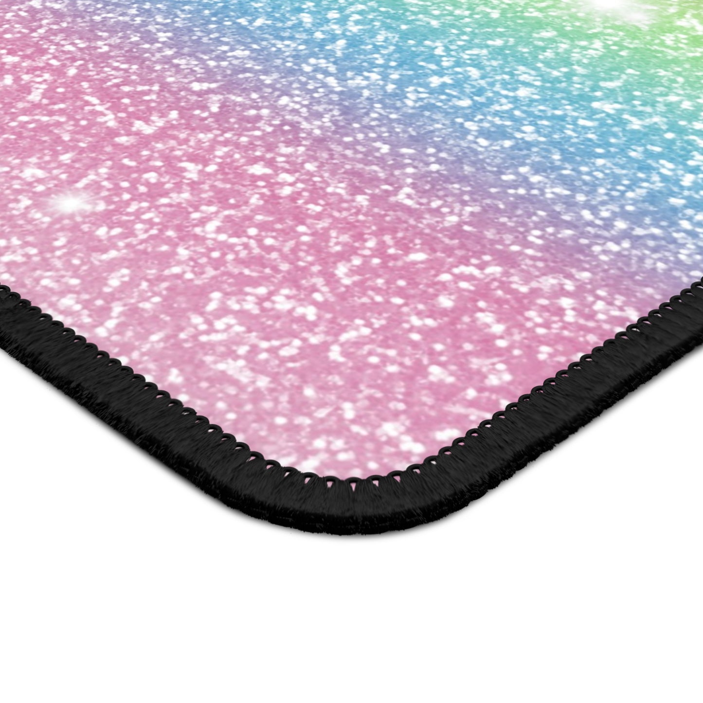 Pastel Sparkle Pop Mouse Pad – Soft Hues, Major Glitz