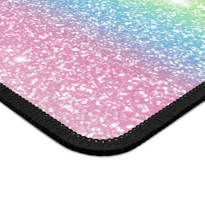 Pastel Sparkle Pop Mouse Pad – Soft Hues, Major Glitz