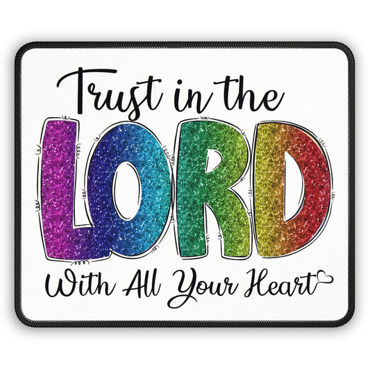 Trust in the Lord Mouse Pad – Sparkle Up Your Spirit