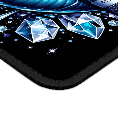 Money Lips & Diamond Drip Mouse Pad – Click Like a Billionaire