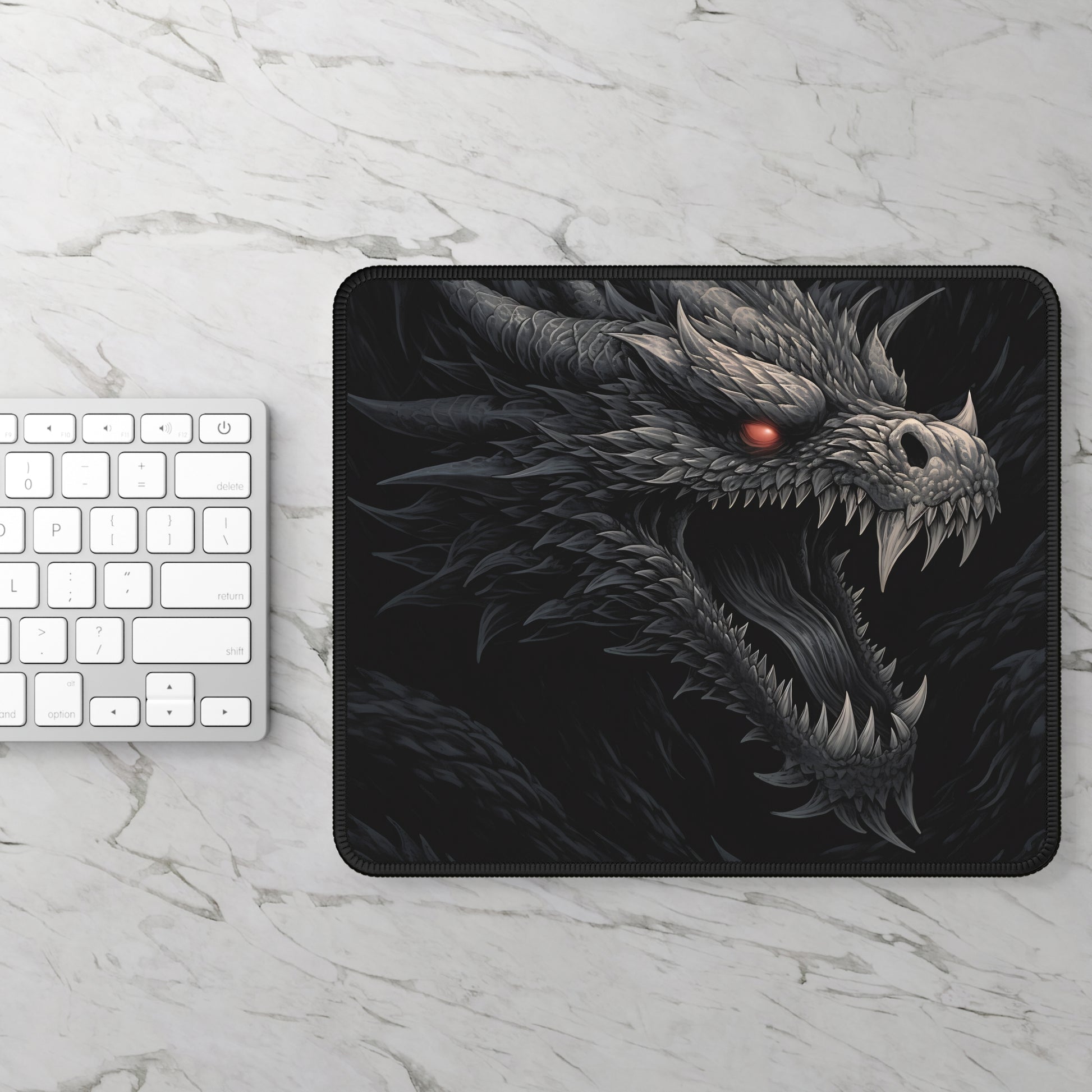 Abyssal Maw Dragon Gaming Mouse Pad – Unleash Pure Ferocity!